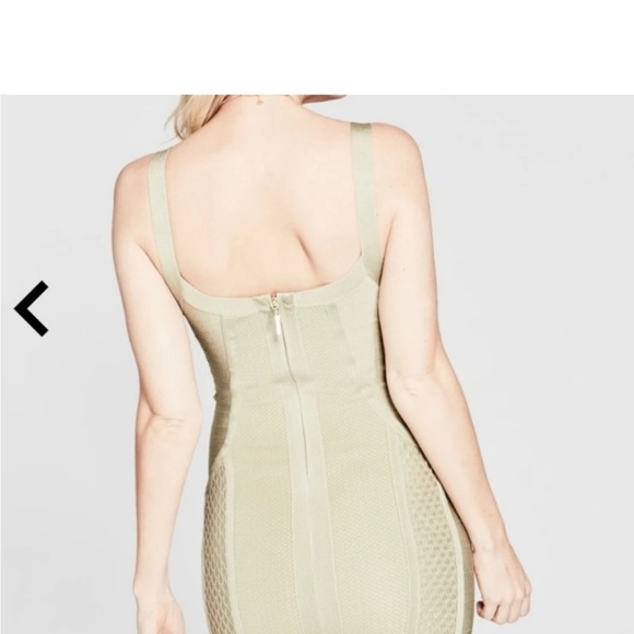 Marciano olive green bandage dress. Size small - Picture 3 of 5